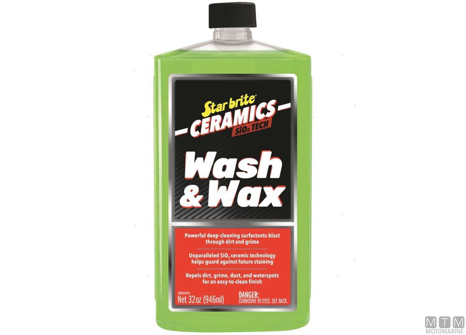 Image Detergente e Cera Star Brite Ceramic Wash & Wax 1L