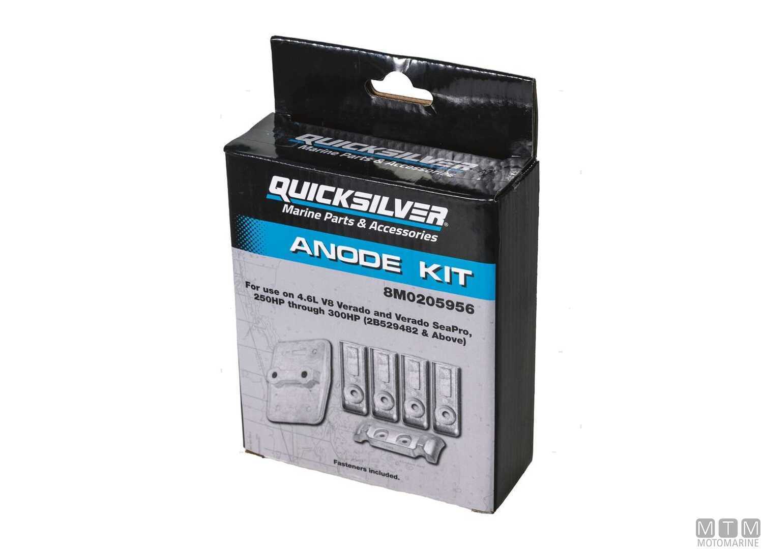 Image Aluminum Anode Kit Quicksilver Verado 250/300 V6/V8