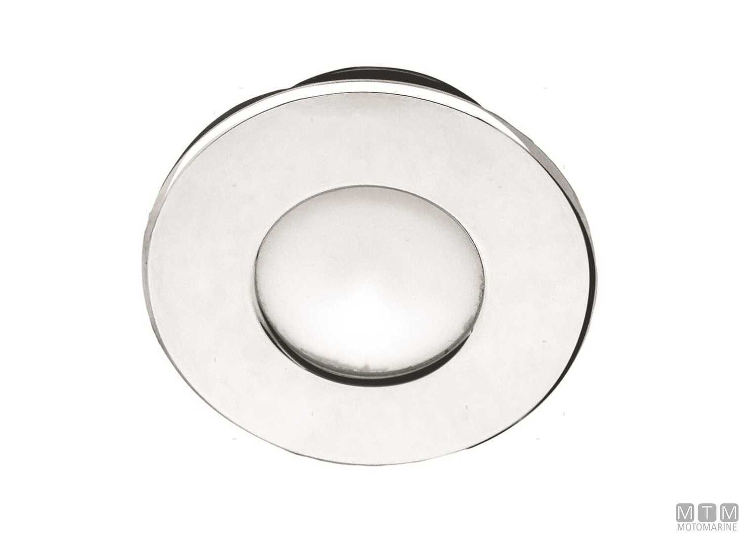 Image Faretto Led Luce Calda Astel Intensa Acciaio Inox &Oslash;58mm