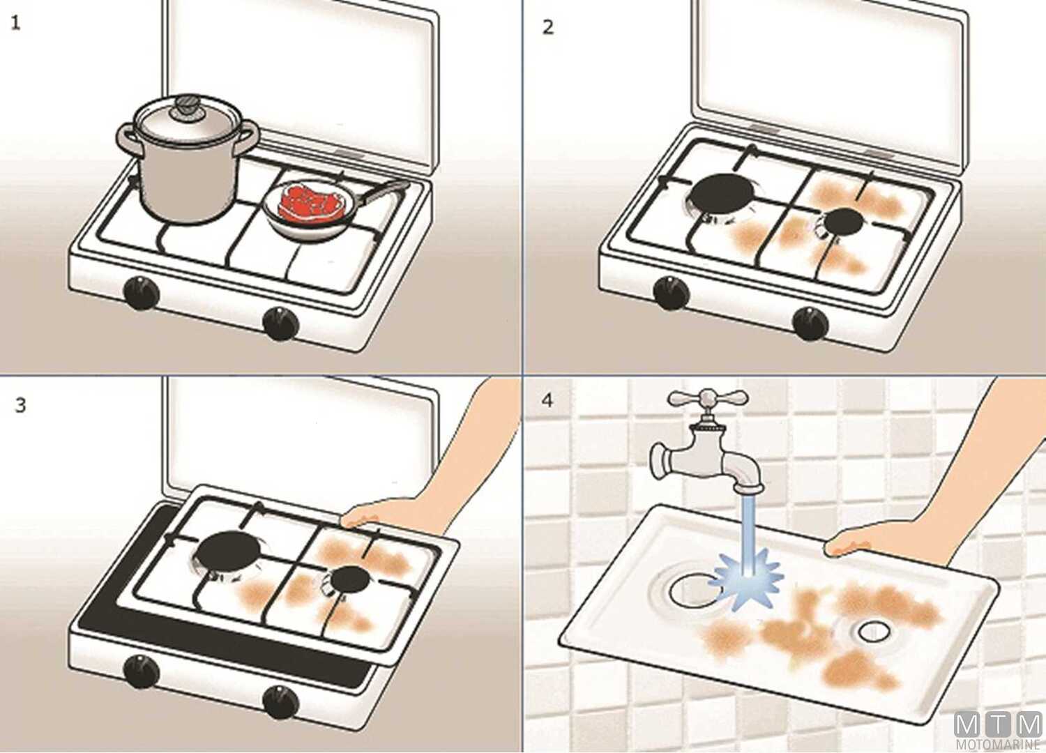 Gas Cooktop 2 Burners Parker 5522G Black Stainless Steel 18/8-img1504094_.jpg
