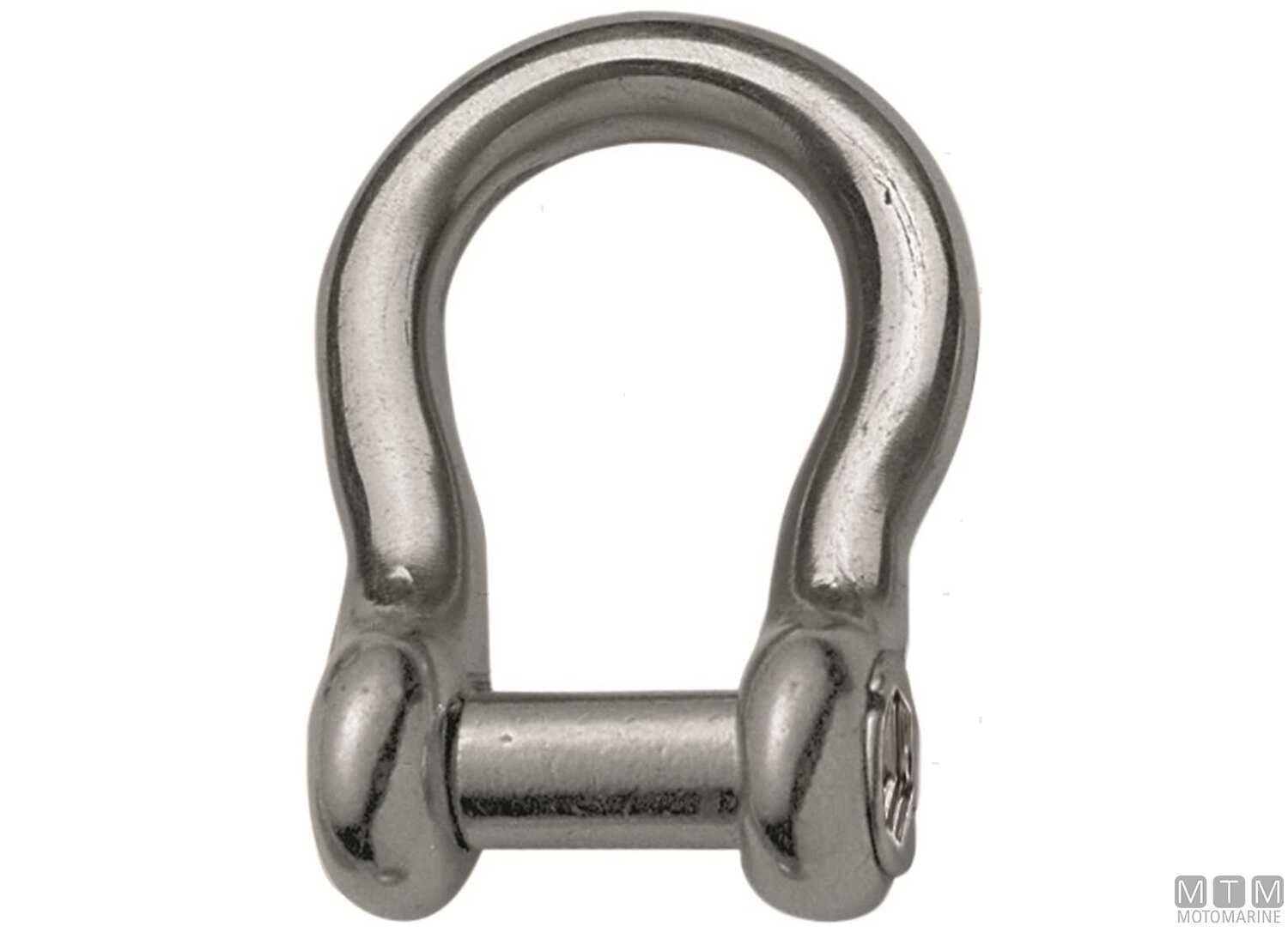 Image Grillo Omega con Perno a Filo &Oslash;6mm Acciaio Inox 316