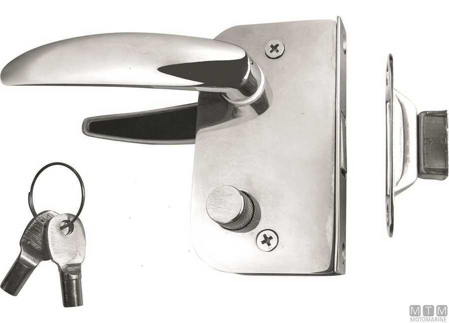 Serratura Inox Privacy Door 16mmm con Chiavi-img0343314_4.jpg