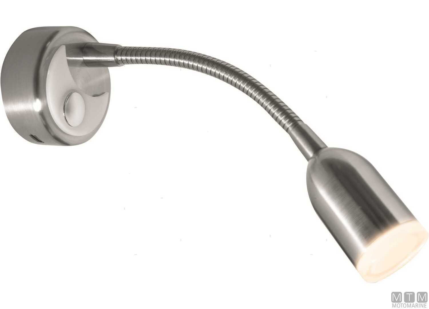 Image Adjustable Satin Aluminum Flex Usb Touch Led Spotlight