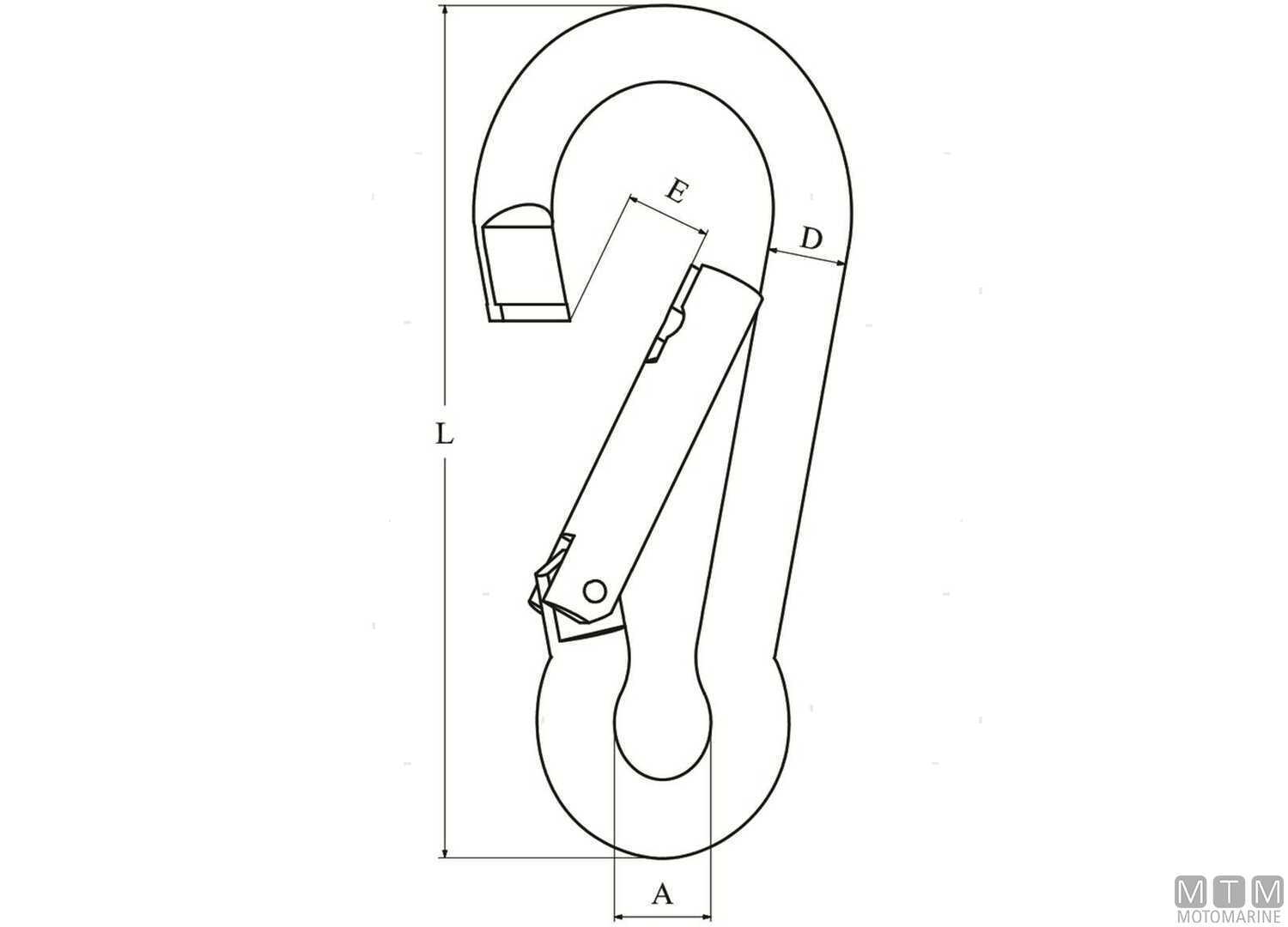 Moschettone Classic Easy Catch Ø5mm Acciaio Inox 316-img0211250_2.jpg