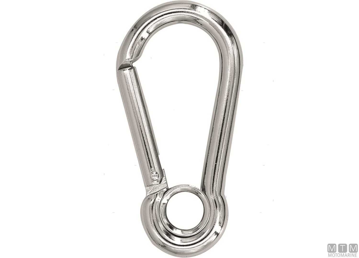 Image Moschettone Classic Easy Catch &Oslash;5mm con Occhio Acciaio Inox 316
