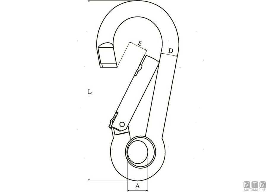Moschettone Classic Easy Catch con Occhio Inox 316-img0212250_2.jpg