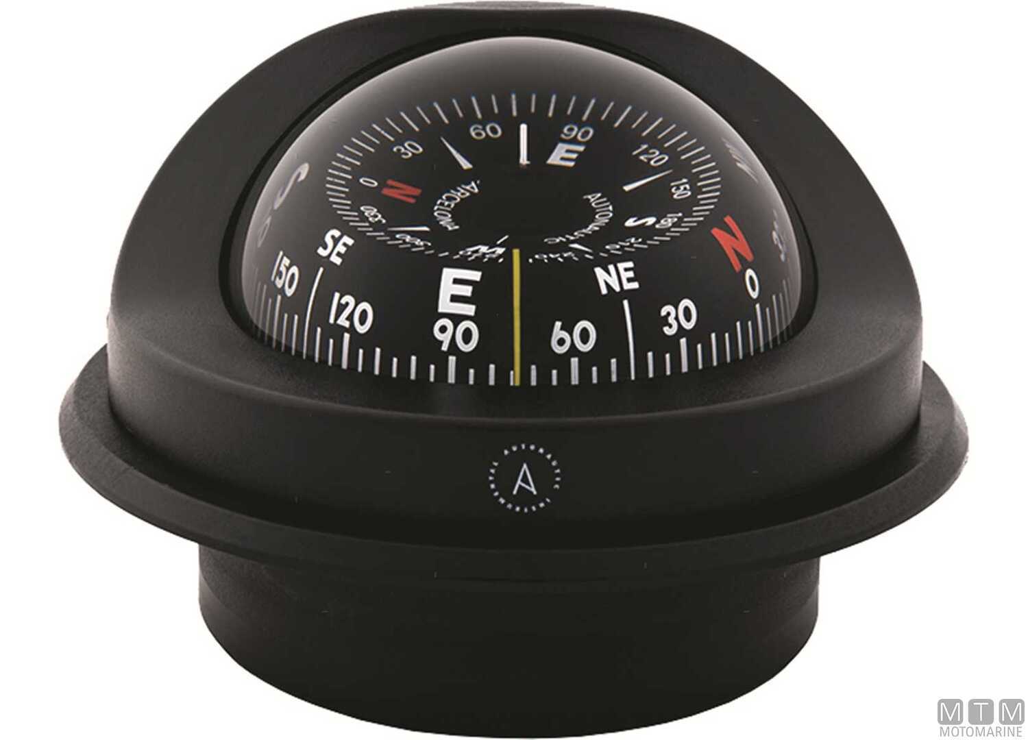 Image Bussola A-Nautic C15-150 Rosa da 100mm Nera