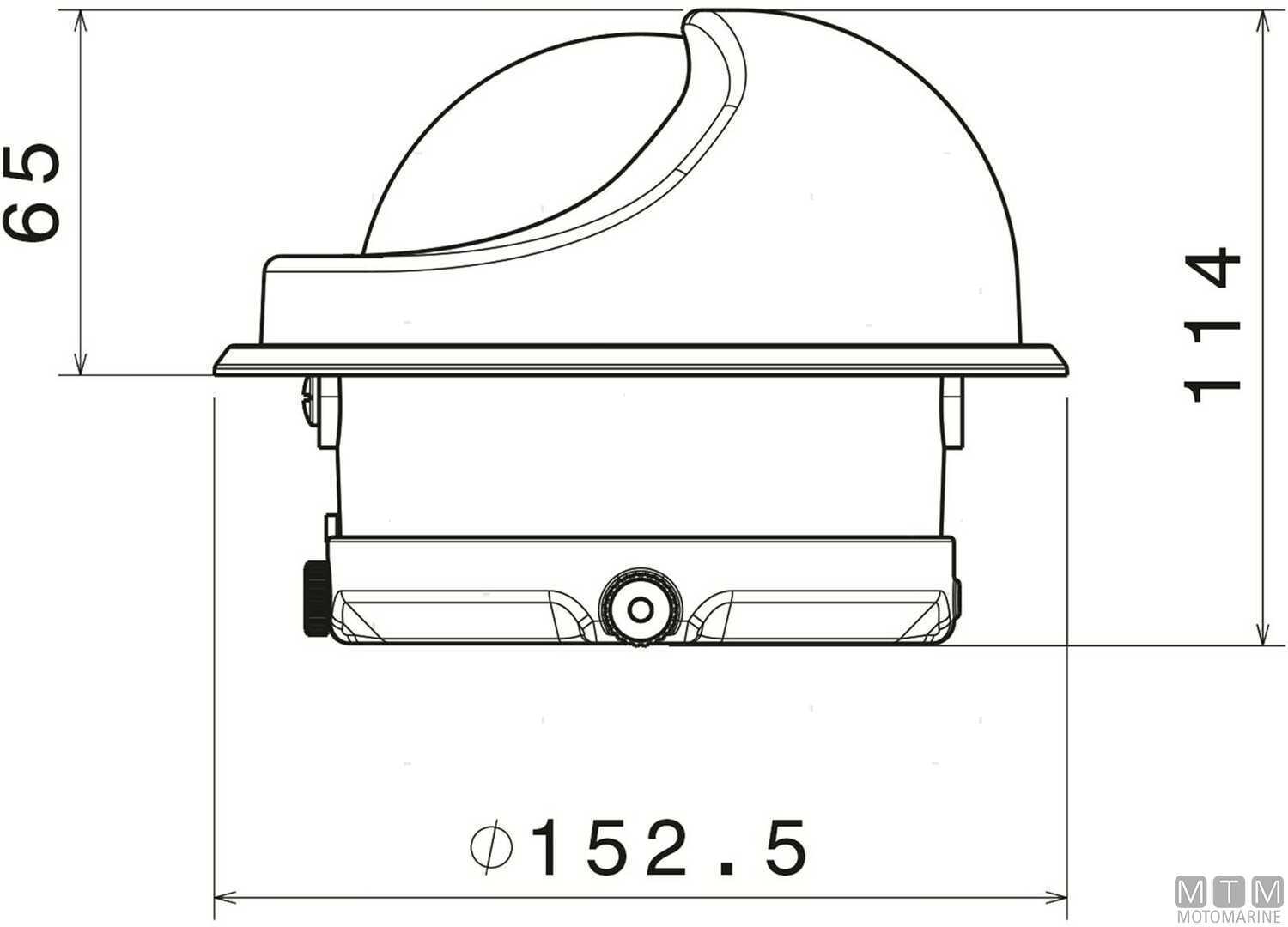 Bussola A-Nautic C15-150 Rosa da 100mm Nera-img2500914_4.jpg