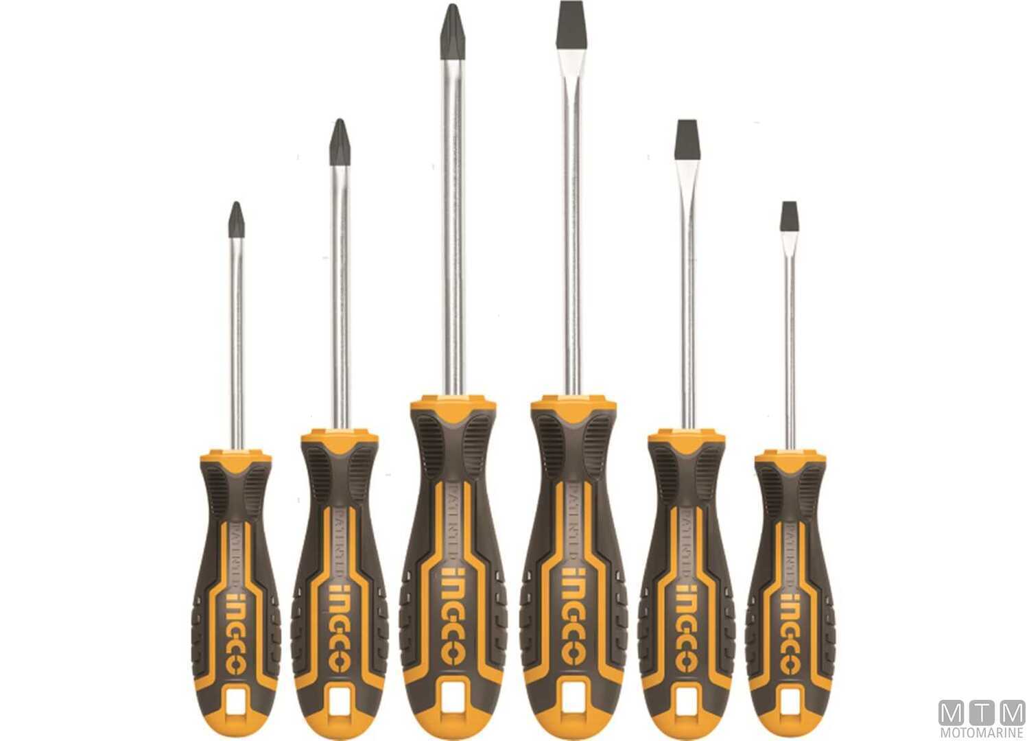 Image Set 6pz Cacciaviti Professionali 3 SL + 3 PH 