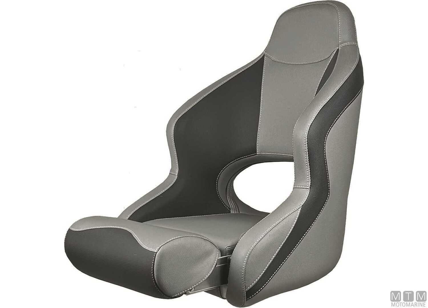 Image Ocean 52 Flip-Up Black/Gray Seat New