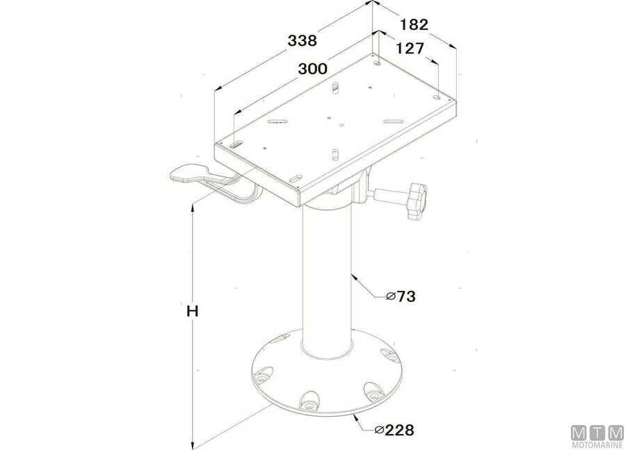 Supporto Sedile Fisso Master Low Nero-img0846890_2.jpg