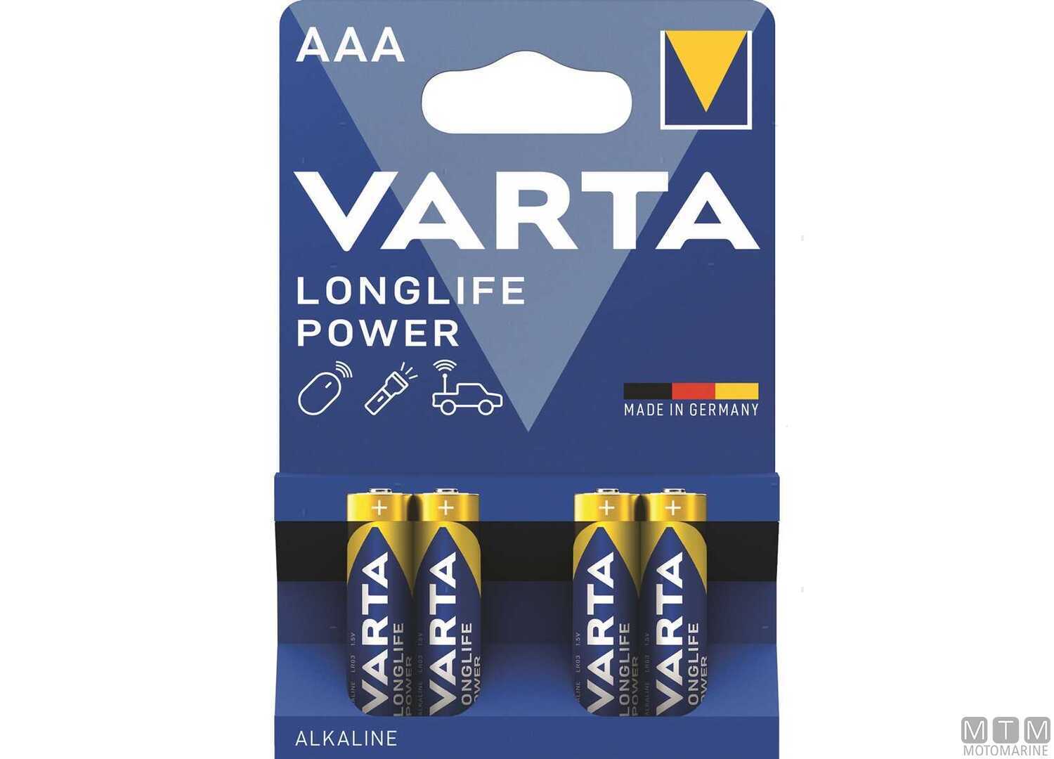 Image Batteria Varta AAA Ministilo Alcaline Longlife Power CF4PZ