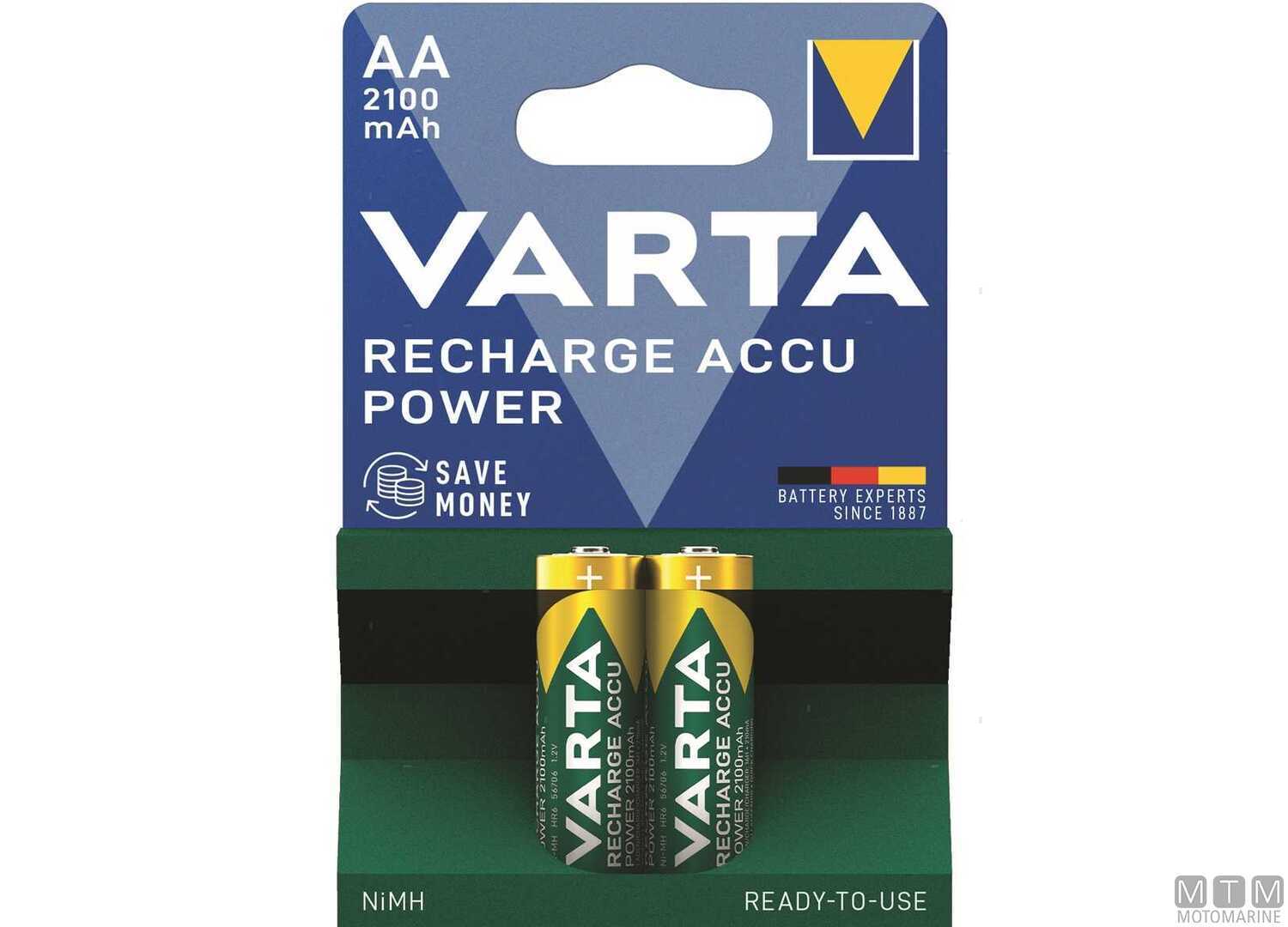 Image Batterie Varta AA Stilo Ricaricabili ACCU Power CF2PZ