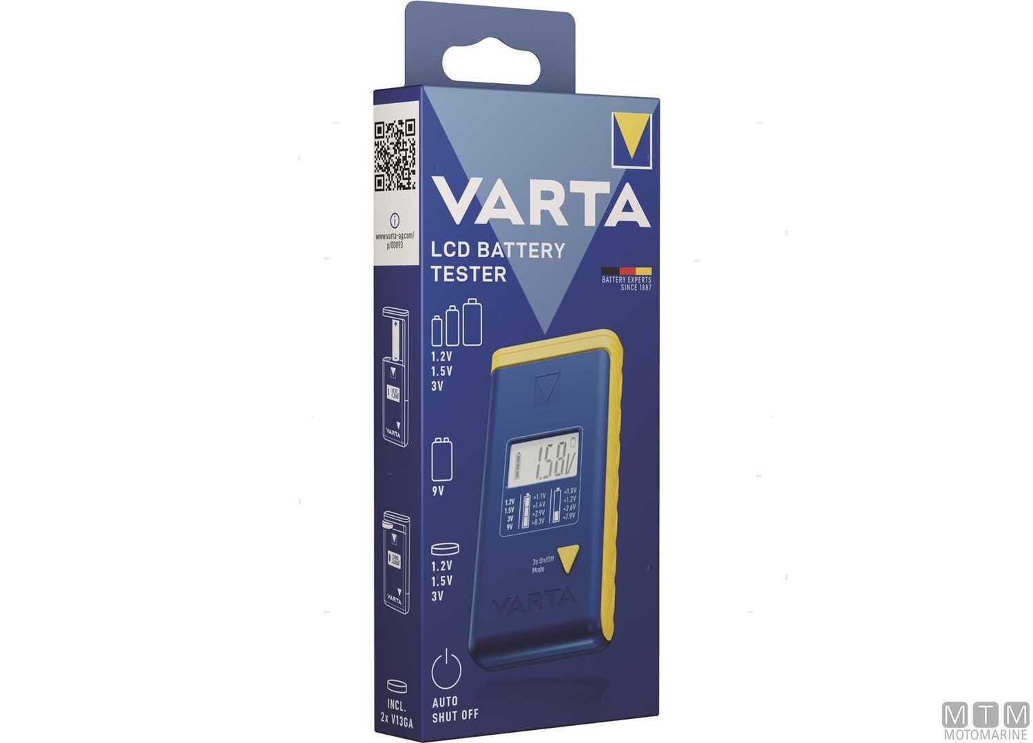 Image Tester Batteria LCD Varta