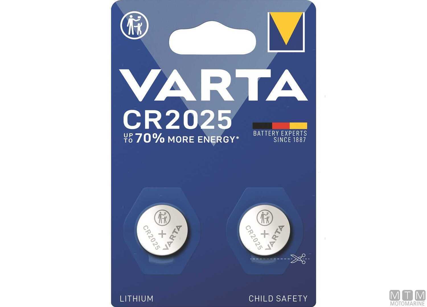 Image Batteria Varta CR2025 Lithium